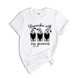 Shamrockin’ with my Gnomies Shirt, Shamrock T-Shirt, Cute St. Patricks Shirt, Funny St. Patrick’s Day, Lucky Shirt