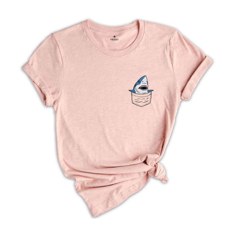 Shark Shirt, Birthday Shark Shirt, Pocket Shark Shirt, Shark Gifts, Funny Shark Shirt, Shark Youth Shirt, Kids Shark Shirt