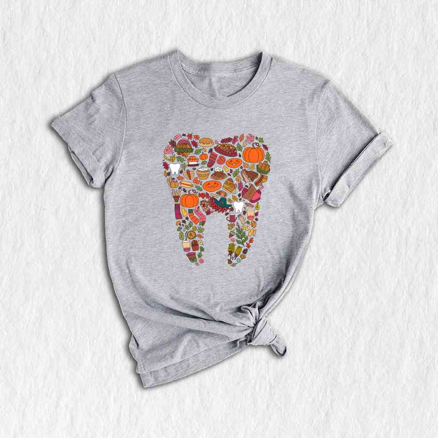 Thanksgiving Teeth Shirt, Dental Tooth Shirt, Fall Shirt, Dental Hygienist Shirt, Thanksgiving Shirt, Dentist Shirt, Dental Assistant Shirts