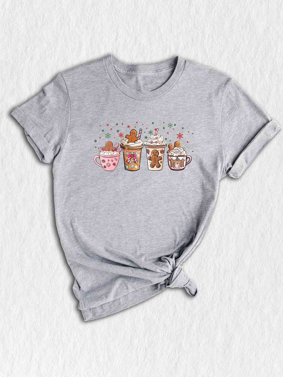 Gingerbread Christmas Coffee Shirt, Christmas Coffee Shirt, Holiday Shirt, Xmas Shirt, Coffee Lover Shirt, Latte Drink Shirt, Cozy Shirt