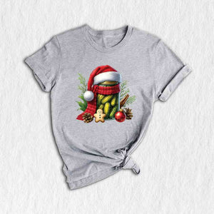 Christmas Pickles Shirt, Funny Christmas Pickle Shirt, Retro Canned Pickles Shirt, Pickle Lover Shirt, Christmas Gift, Pickle Xmas Shirt