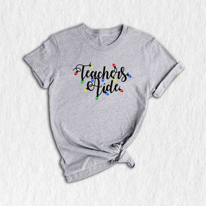 Teacher Christmas Shirt, Christmas Lights Teacher Shirt, Teacher Appreciation, Teacher Gift, Cute Christmas Gift For Teacher, Xmas Shirt