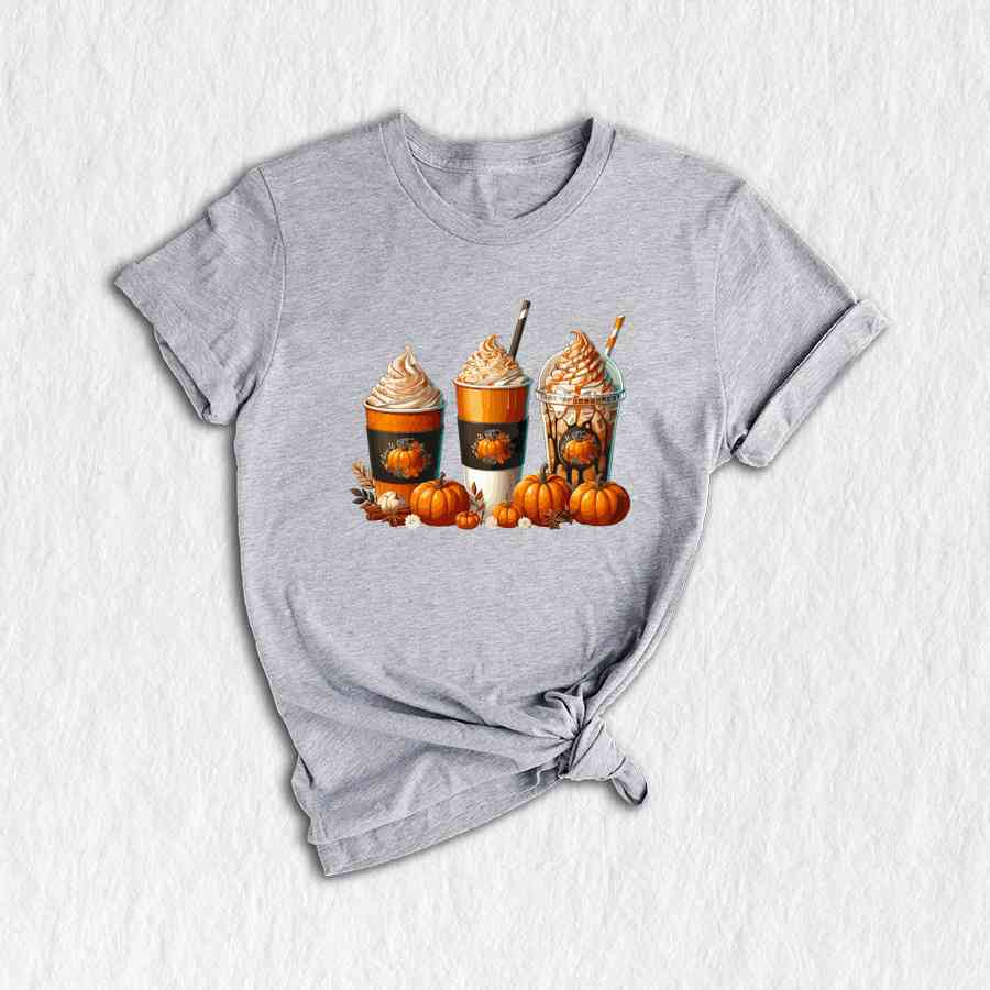 Fall Coffee Shirt, Cute Fall shirt, Thanksgiving Shirt, Halloween Shirt, Fall t shirt, Coffee Lover Shirt, Pumpkin Spice Shirt