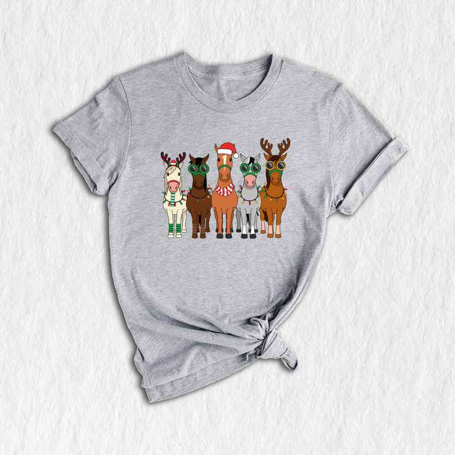 Horse Christmas Shirt, Western Christmas Horse Shirt, Christmas Shirt, Funny Christmas Shirt, Horse Lover Gift, Holiday Shirt