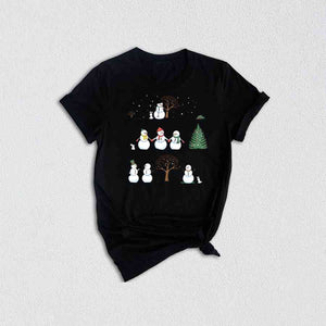 Christmas Snowman Shirt, Winter Shirt, Snowman Shirt, Cute Snowman Shirt, Christmas Shirt, Family Christmas Shirts