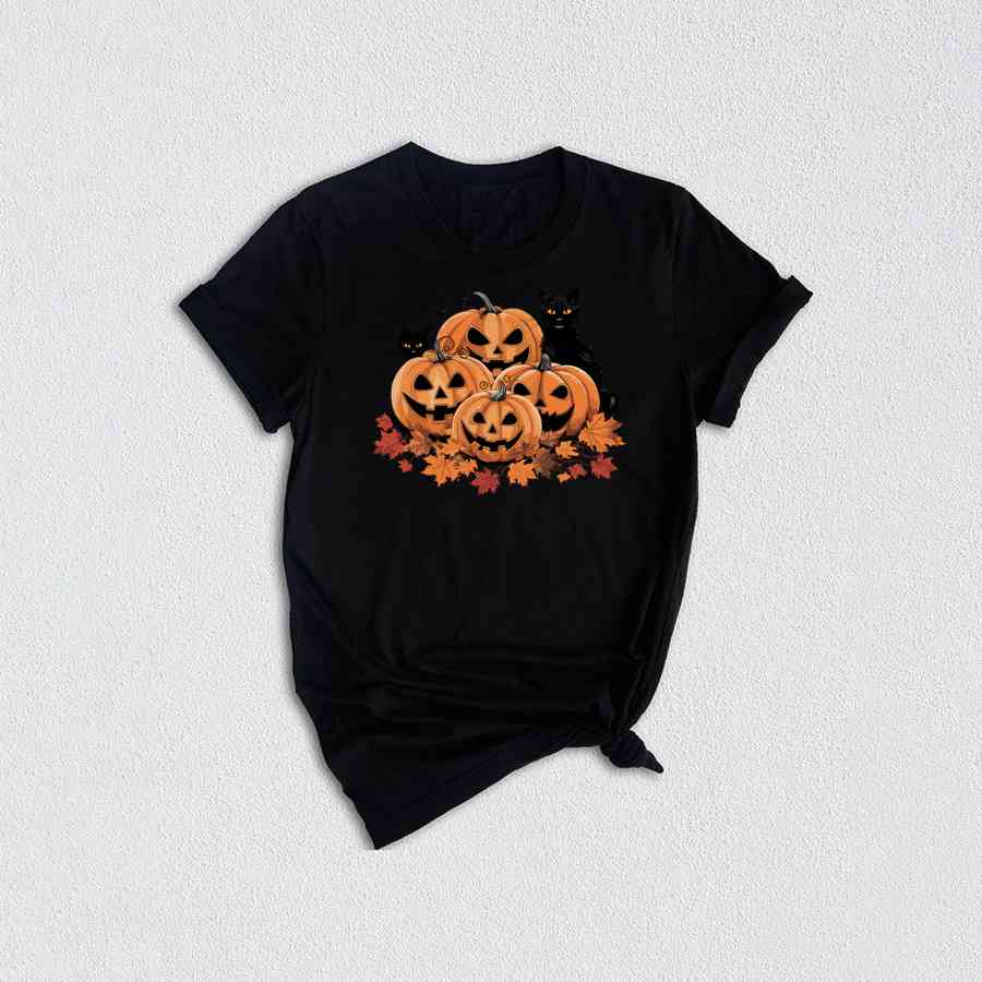 Vintage Halloween Shirt, Vintage 90s Black Cat Halloween Shirt, Retro Halloween Shirt, Spooky Season Tee, Pumpkin Shirt, Halloween Shirt