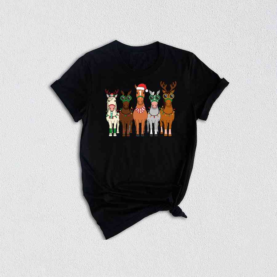 Horse Christmas Shirt, Western Christmas Horse Shirt, Christmas Shirt, Funny Christmas Shirt, Horse Lover Gift, Holiday Shirt