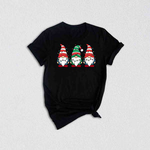 Christmas Gnome Shirt, Cute Gnomes Shirts, Christmas Lights Shirts, Merry Family Shirt, Funny Gnome with Lights Shirt