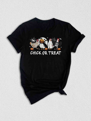 Chick Or Treat Shirt, Funny Halloween Chicken Shirt, Farm Animal Halloween, Spooky Season Shirt, Spooky Vibes Shirt, Halloween Ghost Tee