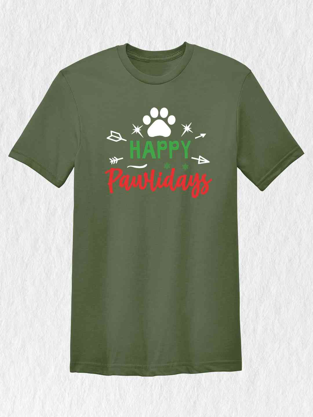 Happy Pawlidays Shirt, Christmas Dog Shirt, Dogs Shirt, Merry Woofmas Shirt, Funny Christmas Shirt, Puppy Christmas Shirt, Holiday Shirt