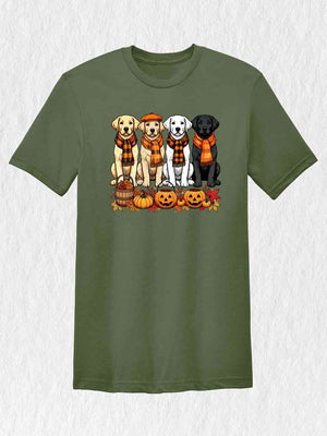 Retriever Thanksgiving Dog Shirt, Fall Season Shirt, Dog Lover Fall Shirt, Dog Mama Shirt, Dog Owner Shirt, Pumpkin Spice Shirt