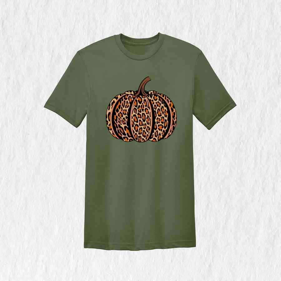 Leopard Pumpkin Shirt, Cute Leopard Pumpkin Tee, Thanksgiving Shirt, Family Thanksgiving Shirt, Fall Lover Shirt, Cute Pumpkin Shirt