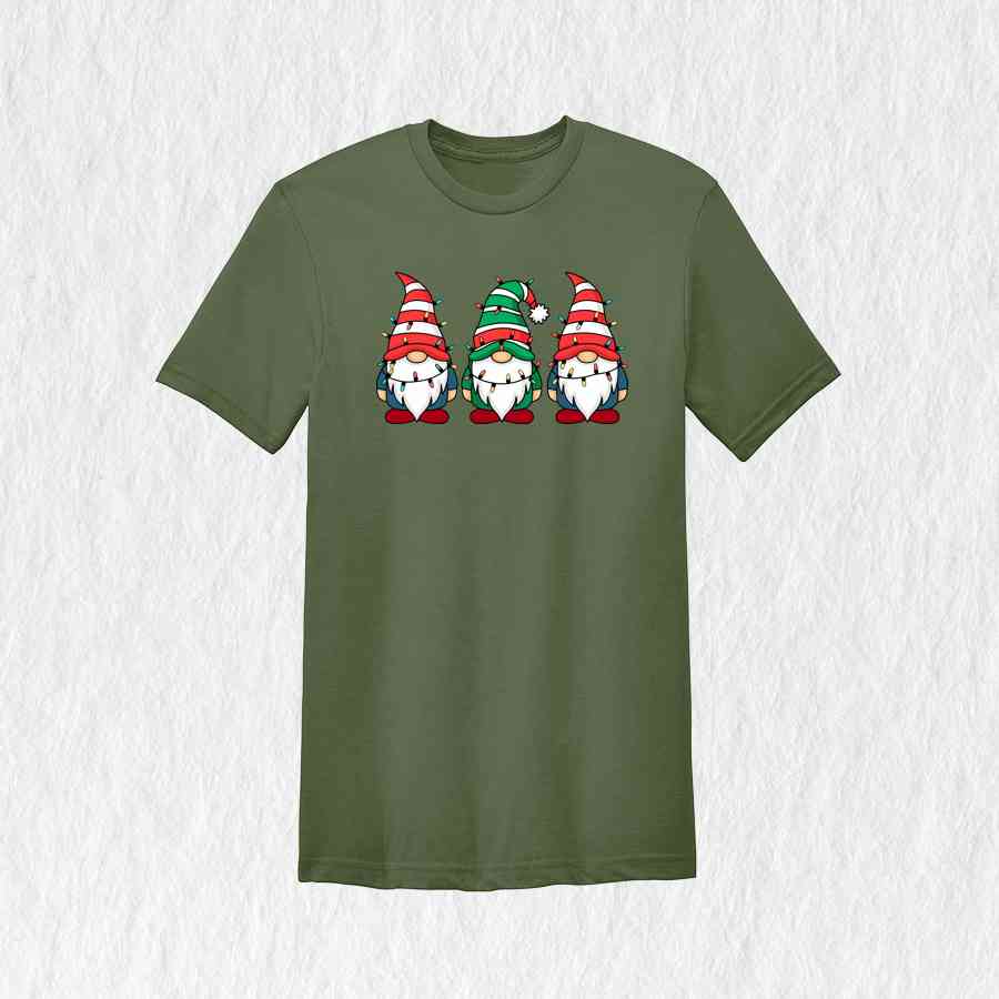 Christmas Gnome Shirt, Cute Gnomes Shirts, Christmas Lights Shirts, Merry Family Shirt, Funny Gnome with Lights Shirt