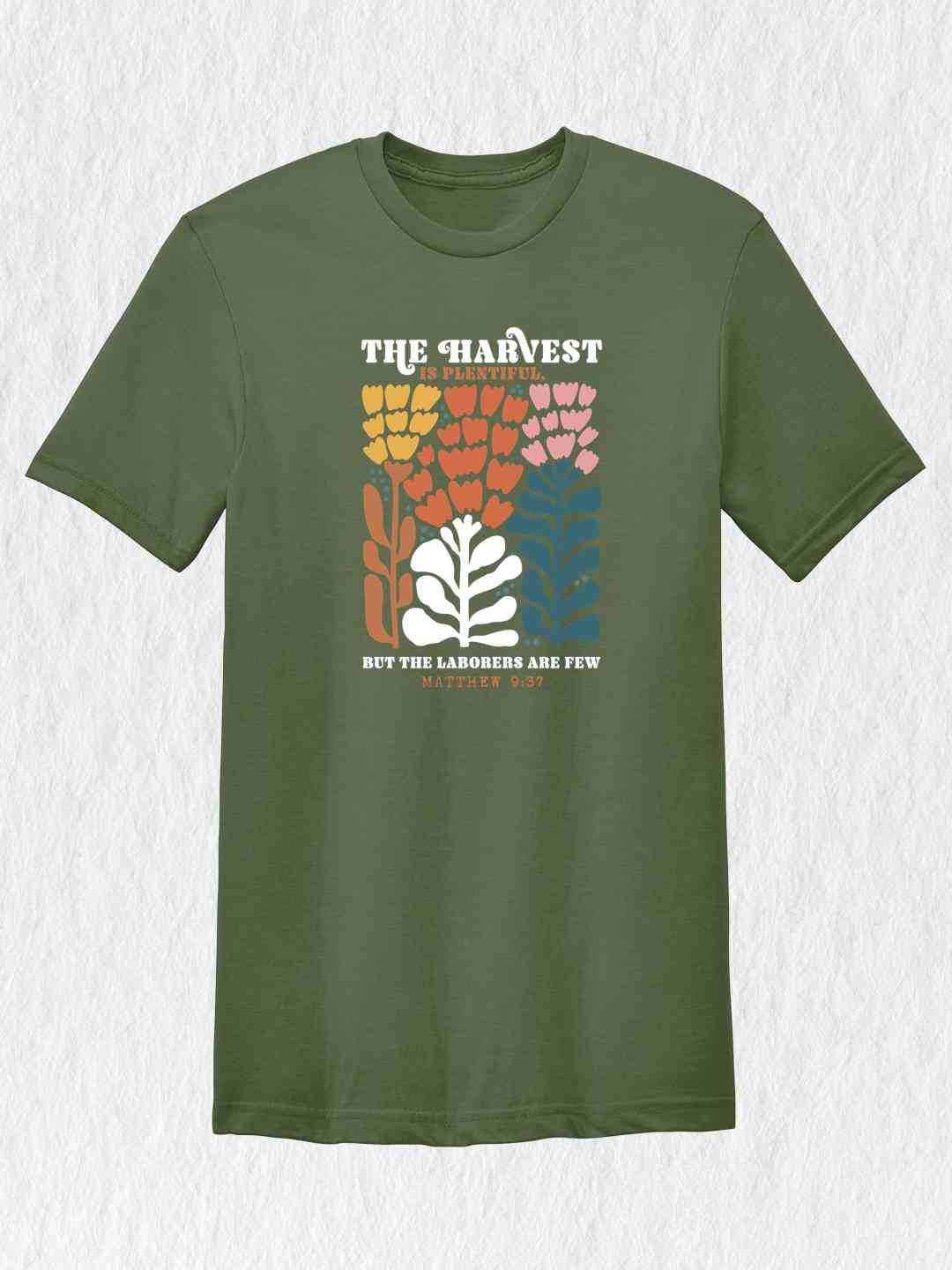 The Harvest Is Plentiful But The Laborers Are Few Shirt, Bible Verse Fall Shirt, Christian Fall Shirt, Floral Fall Shirt, Jesus Shirt