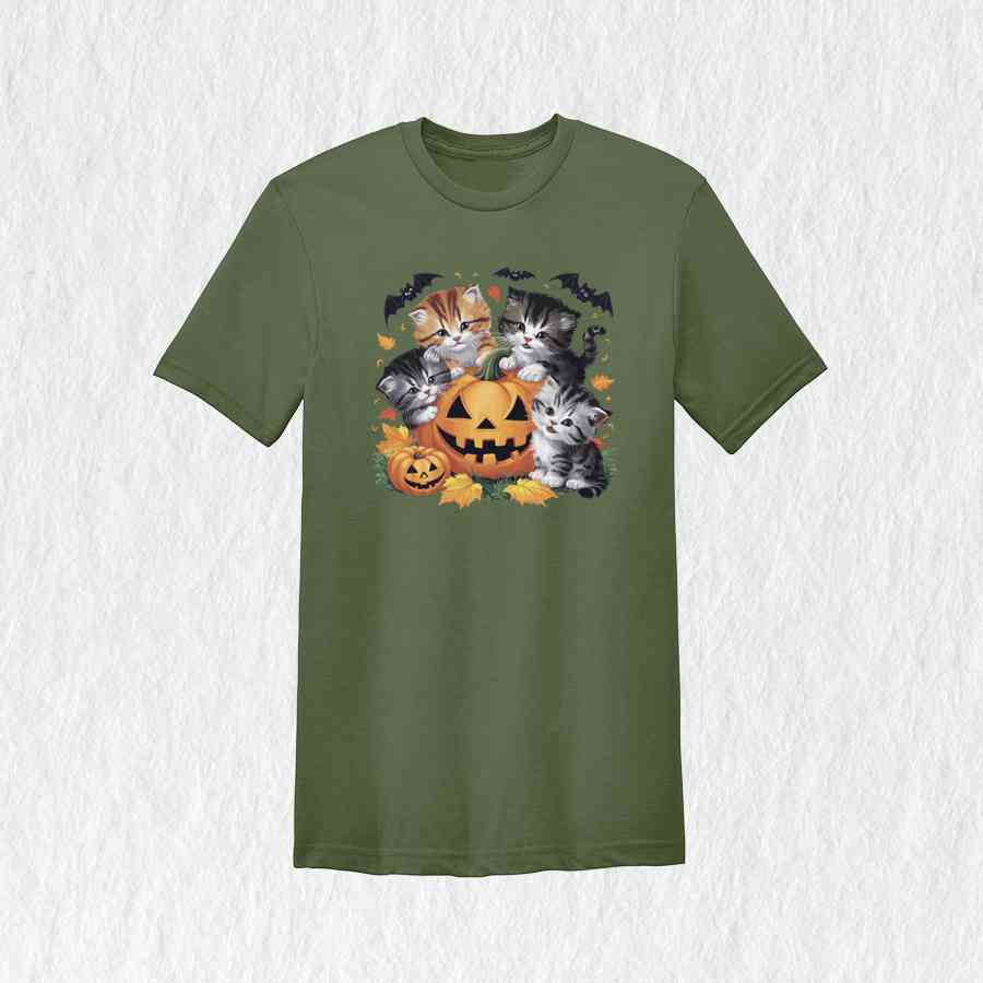 Vintage 90s Cat Halloween Shirt, Retro Halloween Shirt, Spooky Pumpkin Tee, Pumpkin Shirt, Halloween Shirt, Vintage Halloween Shirt