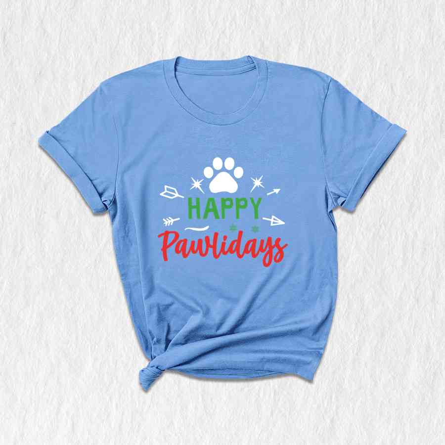 Happy Pawlidays Shirt, Christmas Dog Shirt, Dogs Shirt, Merry Woofmas Shirt, Funny Christmas Shirt, Puppy Christmas Shirt, Holiday Shirt