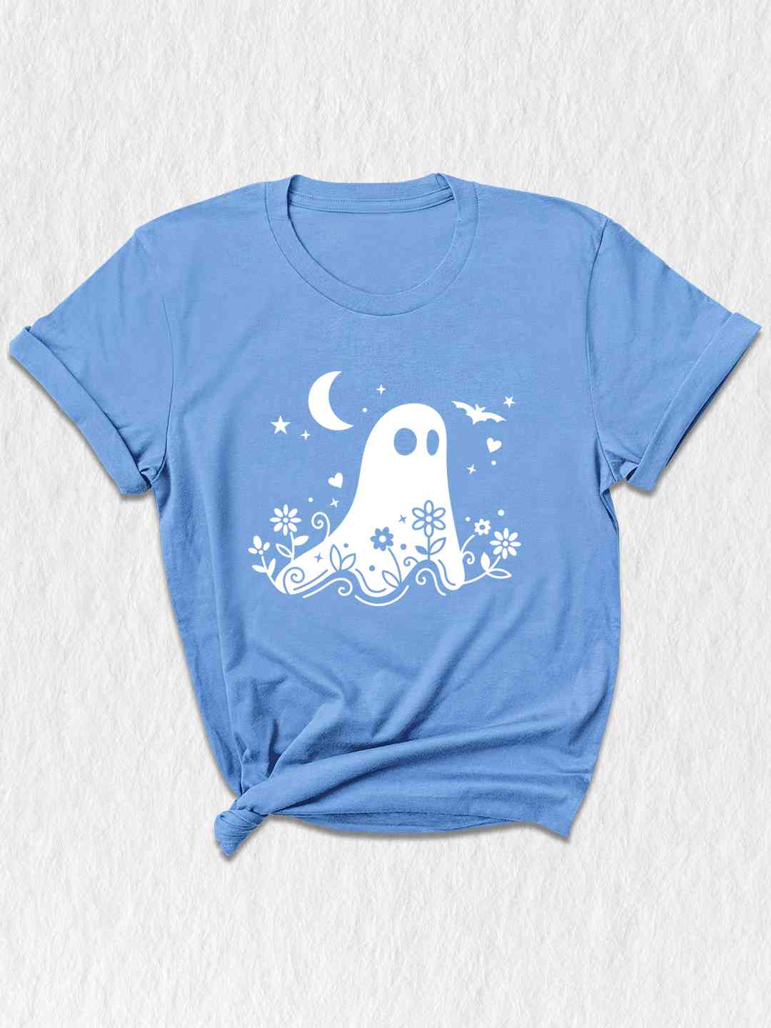 Floral Ghost Shirt, Halloween Ghost Shirt, Halloween Party T-Shirt, Halloween Pumpkin Gift, Halloween 2023 Tee