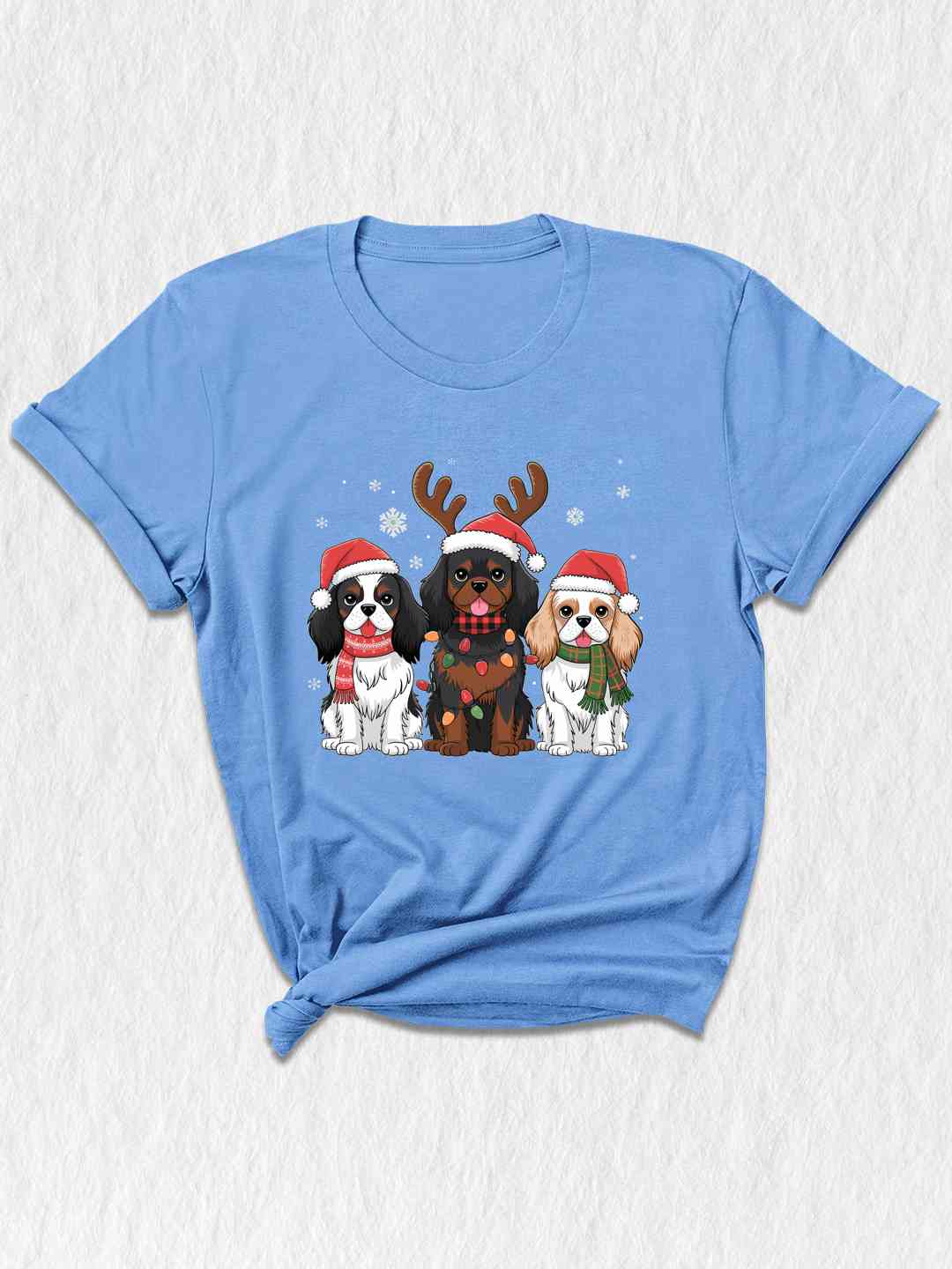 Dogs Christmas Shirt, Christmas Shirt, Dog Lover Shirt, King Charles Spaniel Shirt, Dog Mom Shirt, Dog Lover Gift