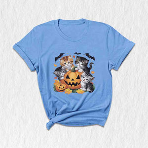 Vintage 90s Cat Halloween Shirt, Retro Halloween Shirt, Spooky Pumpkin Tee, Pumpkin Shirt, Halloween Shirt, Vintage Halloween Shirt