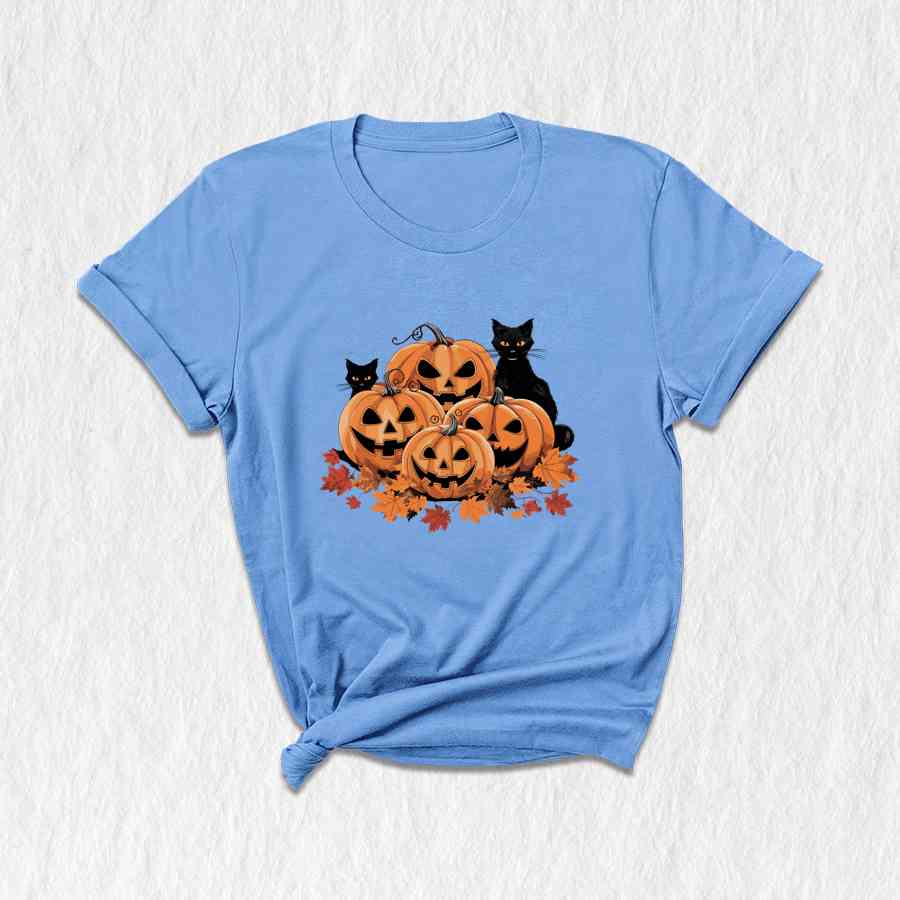 Vintage Halloween Shirt, Vintage 90s Black Cat Halloween Shirt, Retro Halloween Shirt, Spooky Season Tee, Pumpkin Shirt, Halloween Shirt