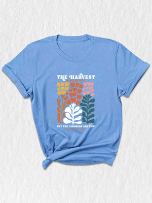 The Harvest Is Plentiful But The Laborers Are Few Shirt, Bible Verse Fall Shirt, Christian Fall Shirt, Floral Fall Shirt, Jesus Shirt