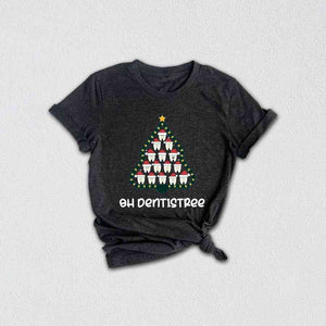 Oh Dentistree Shirt, Funny Christmas Dentist Shirt, Dental Squad Shirt, Christmas Teeth Shirt, Gift For Dentist, Dentist Student