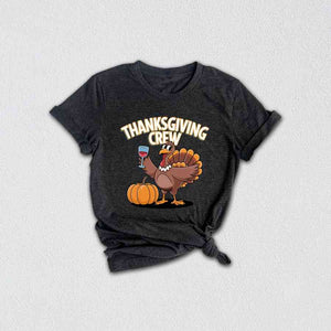 Thanksgiving Crew Shirt, Thanksgiving Gift, Cute Thanksgiving Shirt, Matching Thanksgiving Shirt, Thanksgiving Day Gifts