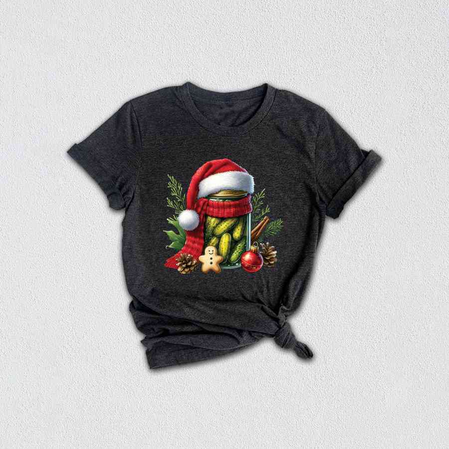 Christmas Pickles Shirt, Funny Christmas Pickle Shirt, Retro Canned Pickles Shirt, Pickle Lover Shirt, Christmas Gift, Pickle Xmas Shirt