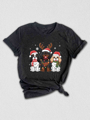 Dogs Christmas Shirt, Christmas Shirt, Dog Lover Shirt, King Charles Spaniel Shirt, Dog Mom Shirt, Dog Lover Gift