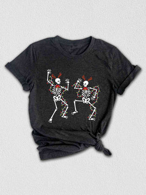 Christmas Dancing Skeleton Shirt, Lights Skeleton Shirt, Dancing Santa Shirt, Funny Christmas Shirt, Christmas Gift, Christmas Spirit Shirt