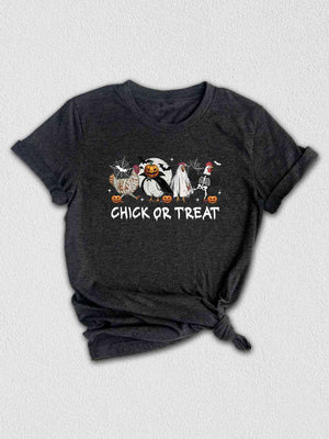 Chick Or Treat Shirt, Funny Halloween Chicken Shirt, Farm Animal Halloween, Spooky Season Shirt, Spooky Vibes Shirt, Halloween Ghost Tee