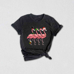 Flamingo Christmas shirt, Cute Flamingo Shirt, Pink Flamingo Shirt, Flamingo Lover Gift, Funny Flamingo Shirt, Christmas Shirt