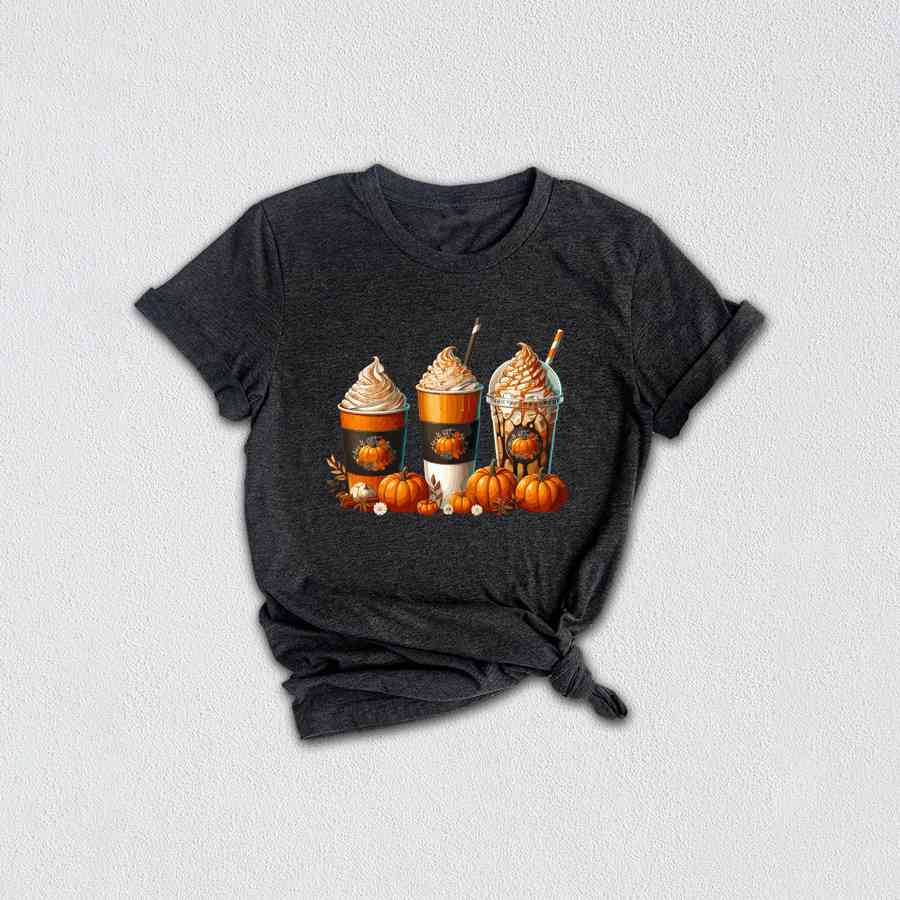 Fall Coffee Shirt, Cute Fall shirt, Thanksgiving Shirt, Halloween Shirt, Fall t shirt, Coffee Lover Shirt, Pumpkin Spice Shirt