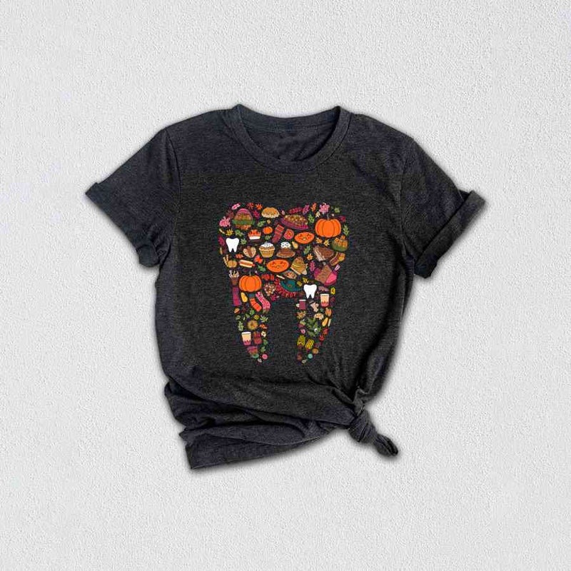 Thanksgiving Teeth Shirt, Dental Tooth Shirt, Fall Shirt, Dental Hygienist Shirt, Thanksgiving Shirt, Dentist Shirt, Dental Assistant Shirts