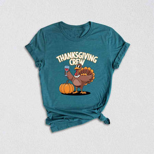 Thanksgiving Crew Shirt, Thanksgiving Gift, Cute Thanksgiving Shirt, Matching Thanksgiving Shirt, Thanksgiving Day Gifts