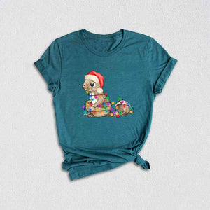 Squirrel Christmas Lights Shirt, Christmas Animal T-Shirt, Xmas Party Shirt, Family Christmas Tee, Christmas Holiday Gifts