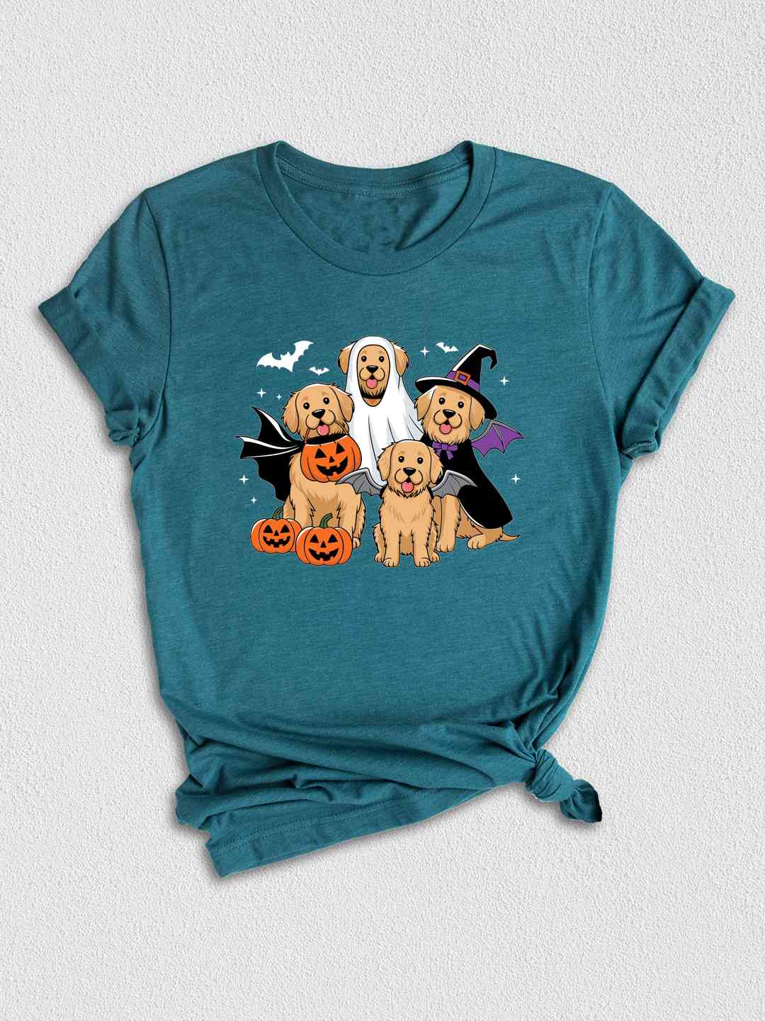 Halloween Dog Shirt, Cute Halloween Shirt, Ghost Dog Shirt, Dog Lover Gift, Dog Halloween Shirt, Golden Mama Shirt