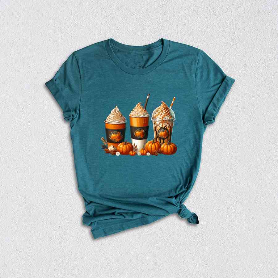 Fall Coffee Shirt, Cute Fall shirt, Thanksgiving Shirt, Halloween Shirt, Fall t shirt, Coffee Lover Shirt, Pumpkin Spice Shirt