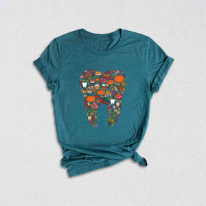 Thanksgiving Teeth Shirt, Dental Tooth Shirt, Fall Shirt, Dental Hygienist Shirt, Thanksgiving Shirt, Dentist Shirt, Dental Assistant Shirts