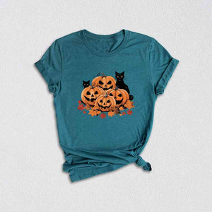 Vintage Halloween Shirt, Vintage 90s Black Cat Halloween Shirt, Retro Halloween Shirt, Spooky Season Tee, Pumpkin Shirt, Halloween Shirt