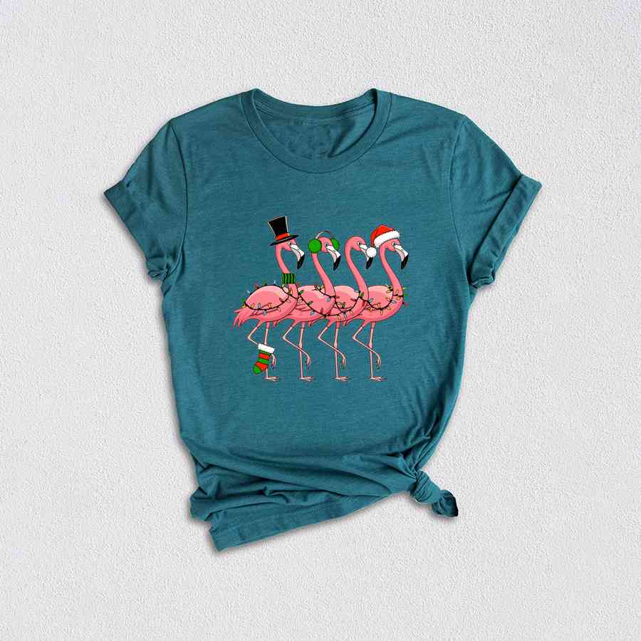 Flamingo Christmas shirt, Cute Flamingo Shirt, Pink Flamingo Shirt, Flamingo Lover Gift, Funny Flamingo Shirt, Christmas Shirt