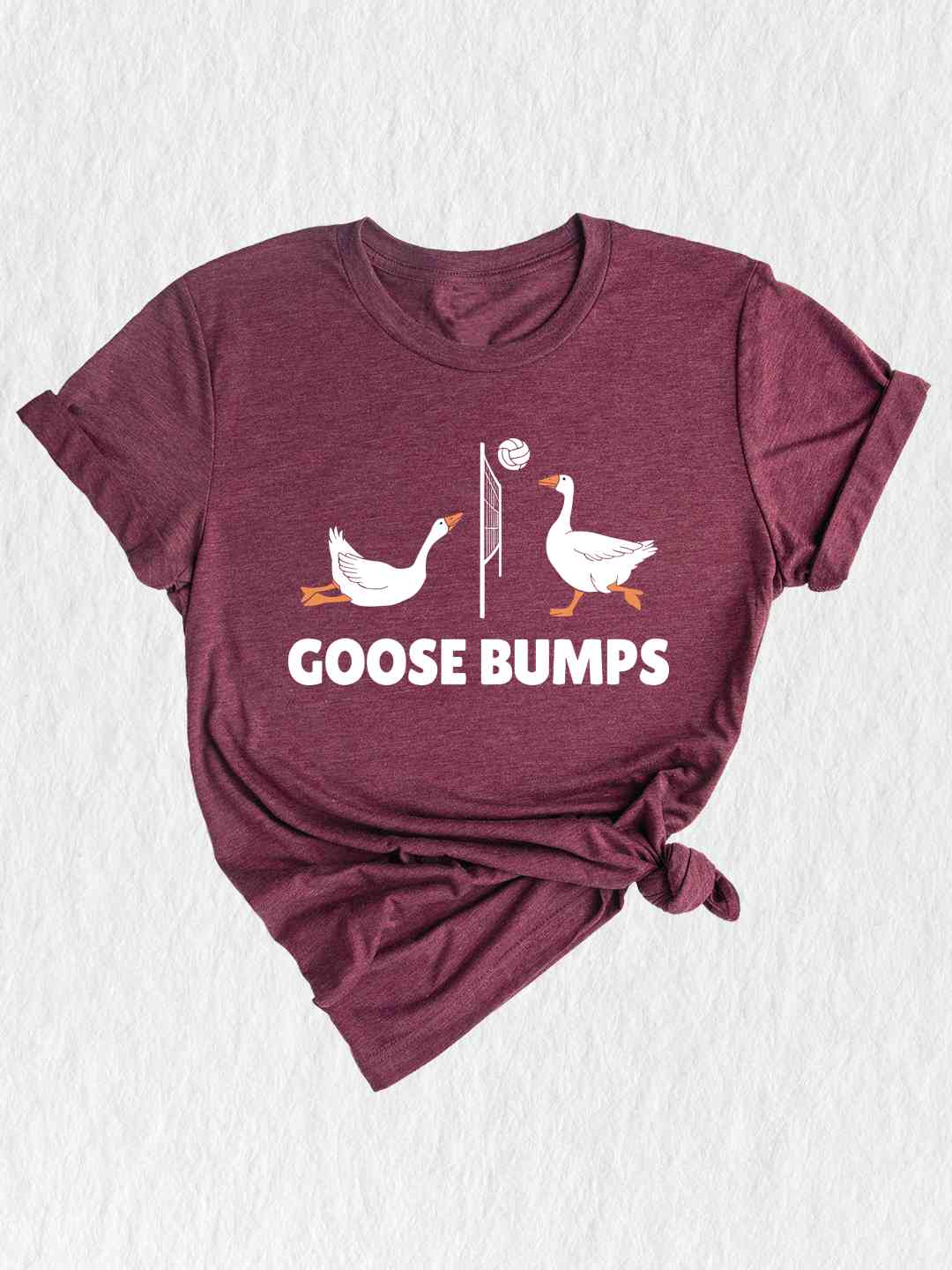 Goose Bumps T-Shirt, Funny Volleyball Team Shirt, Silly Goose Shirt, Funny PE Teacher Gifts, Volleyball Coach Shirt