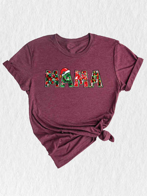 Christmas Mama Shirt, Christmas Gift For Mama, Women's Christmas Shirt, Cute Christmas Shirt, Happy Christmas Shirt, Holly Jolly Mama