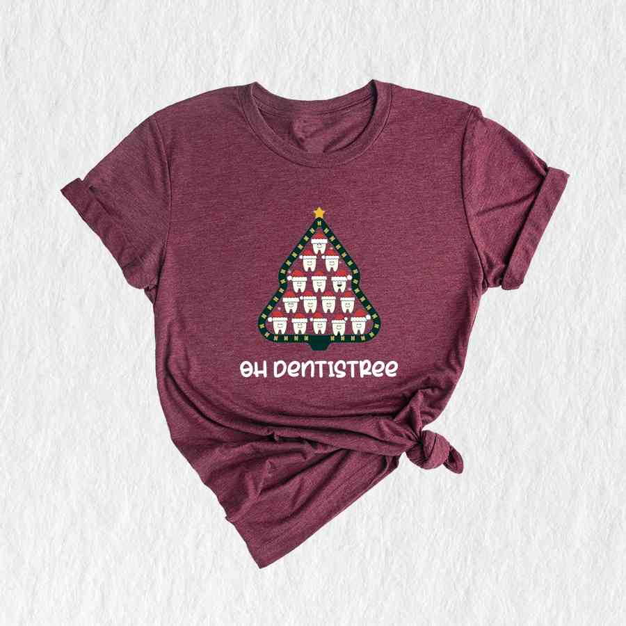 Oh Dentistree Shirt, Funny Christmas Dentist Shirt, Dental Squad Shirt, Christmas Teeth Shirt, Gift For Dentist, Dentist Student