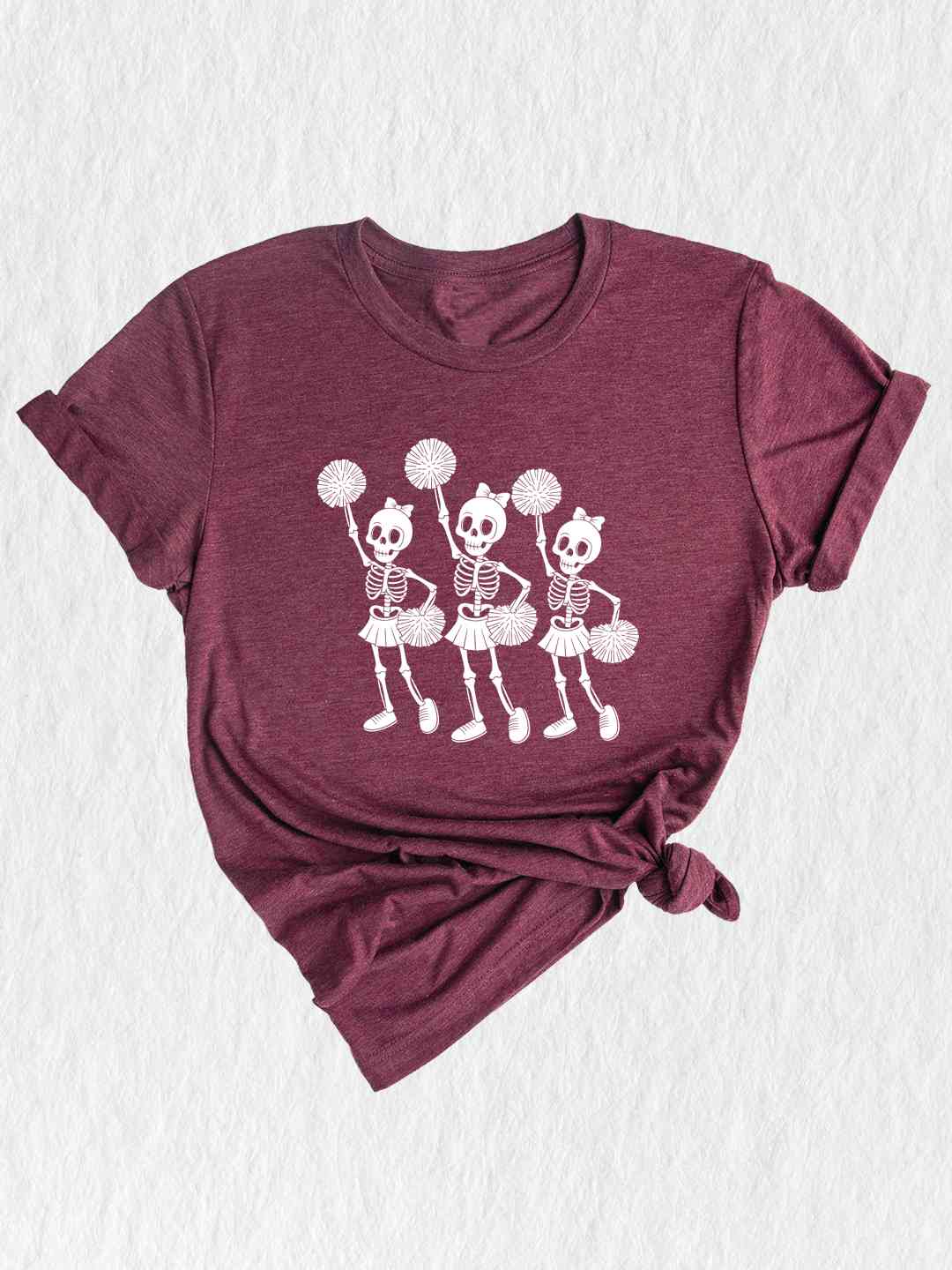 Cheerleader Skeletons Shirt, Cheer Shirt, Halloween Shirt, Spooky Season Shirt, Trendy Halloween Shirt, Cheerleading Shirt, Cheer Mom Shirt