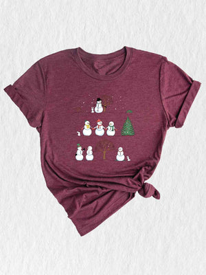 Christmas Snowman Shirt, Winter Shirt, Snowman Shirt, Cute Snowman Shirt, Christmas Shirt, Family Christmas Shirts