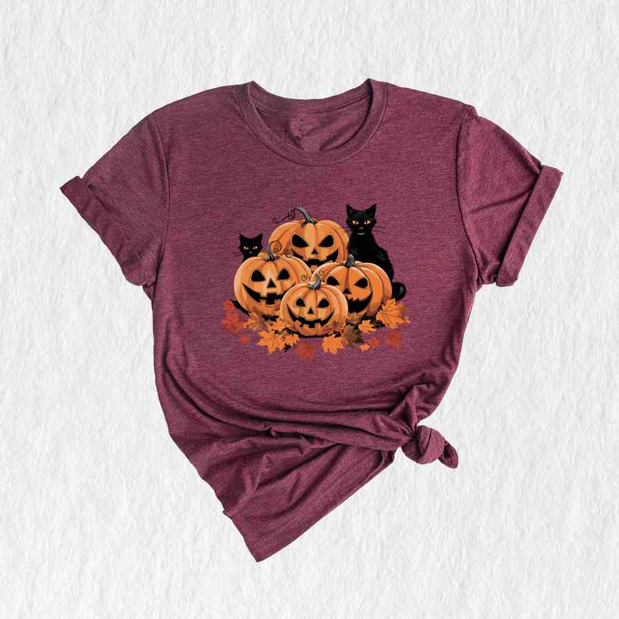 Vintage Halloween Shirt, Vintage 90s Black Cat Halloween Shirt, Retro Halloween Shirt, Spooky Season Tee, Pumpkin Shirt, Halloween Shirt