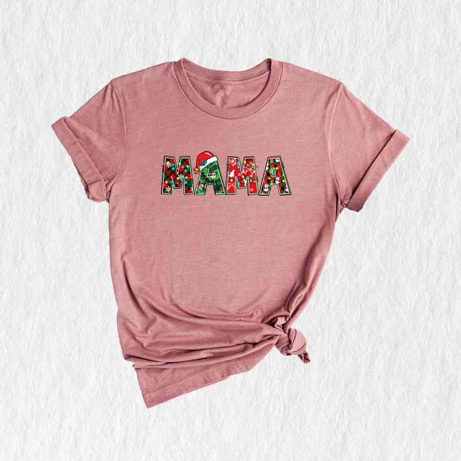 Christmas Mama Shirt, Christmas Gift For Mama, Women's Christmas Shirt, Cute Christmas Shirt, Happy Christmas Shirt, Holly Jolly Mama