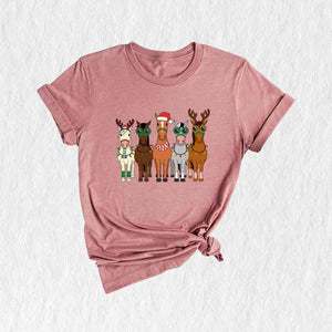 Horse Christmas Shirt, Western Christmas Horse Shirt, Christmas Shirt, Funny Christmas Shirt, Horse Lover Gift, Holiday Shirt