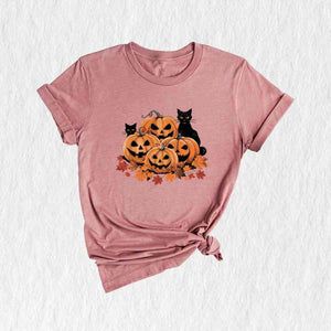 Vintage Halloween Shirt, Vintage 90s Black Cat Halloween Shirt, Retro Halloween Shirt, Spooky Season Tee, Pumpkin Shirt, Halloween Shirt